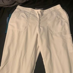 Large white greys anatomy scrub bottoms